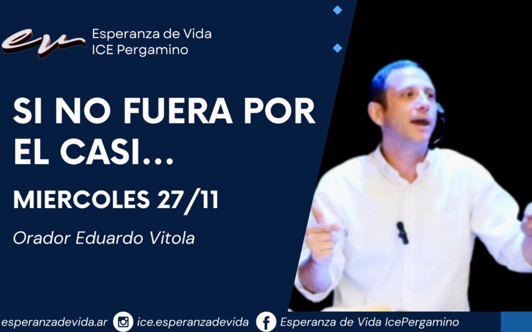 Estudios Bíblicos 27 de Noviembre 2024